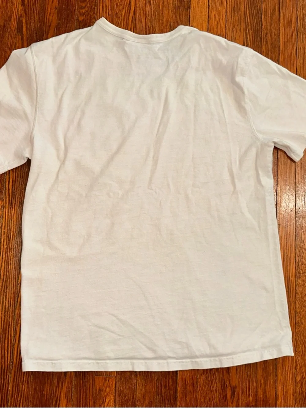 Vintage Medium Champion White Graphic Short Sleeve Shirt - Picture 3 of 6